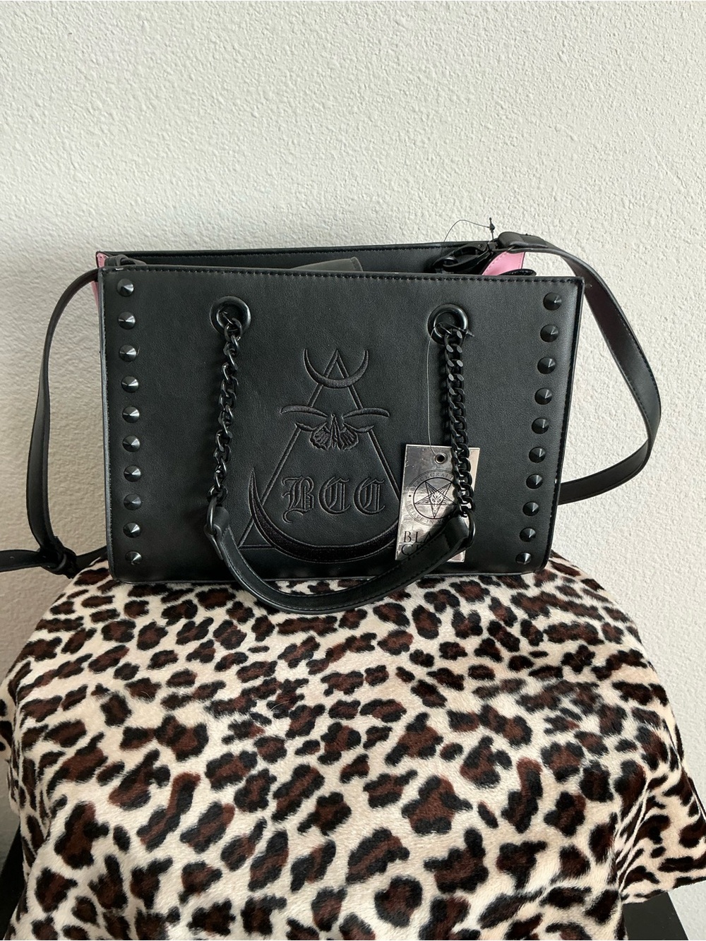 BlackCraft Cult Black Pink Spirits OfThe Dead Tote NEW